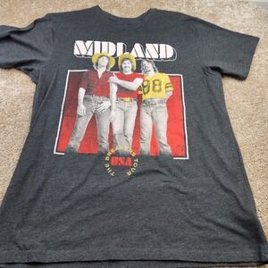 MIDLAND The Breakers USA Tour Graphic T Shirt Charcoal XL